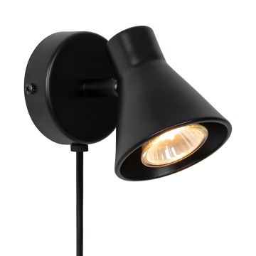 Eik Wall Spotlight, Black